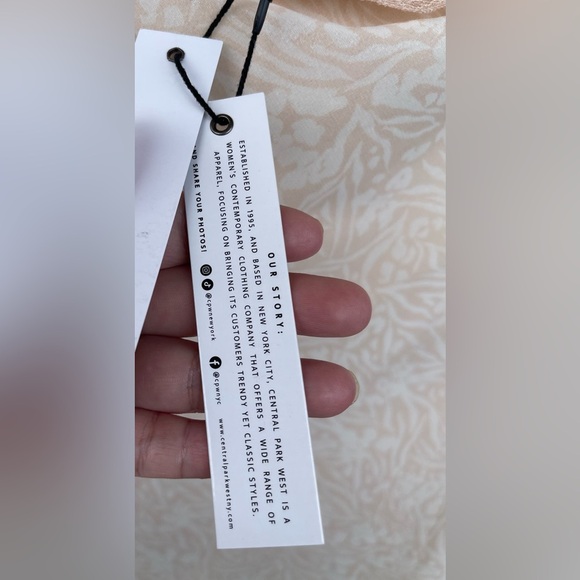 CENTRAL PARK WEST BABYDOLL HALTER NUDE LACE DRESS SIZE SMALL - Picture 12 of 12